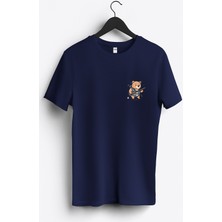 MGAX Avcı Hunter Bear Arma Baskılı Regular Sıfır Yaka %100 Pamuk Unisex Penye T-Shirt