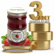 Tatşen Cam Reçel Çilek 3X800 gr
