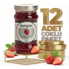 Tatşen Cam Reçel Çilek 12X380 gr