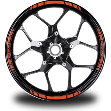 Mrt Teknik Suzukı Yazılı Kısa Yazısız Kısa Dış Şerit 16'lı Tek Renk Jant Sticker Modeli