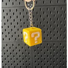 Aygır Stüdyo Mario Soru Işareti Blok Anahtarlık