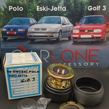 Carlone Polo 98 Öncesi-Eski Jetta-Golf3 Ile Uyumlu Sabit Spor Direksiyon Göbeği Momo Tip