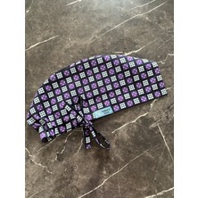 Tosbic's Store Mor Desenli Cerrahi Bone (Ithal Kumaş)