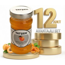 Tatşen Cam Reçel Kayısı 12X380 gr