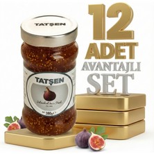 Tatşen Cam Reçel Incir 12X380 gr