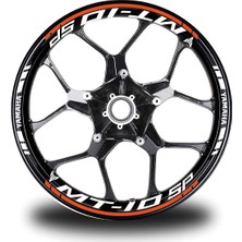 Mrt Teknik Neon Sarı Yamaha Fazer Takım Jant Sticker Etiket