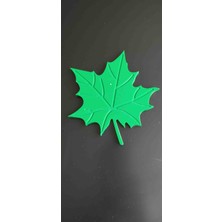 Miina Aksesuar Epoksi Reçine Çınar Yaprağı Şeklinde Dekoratif Bir Bardak Altlığı  Veya Süs Eşyası