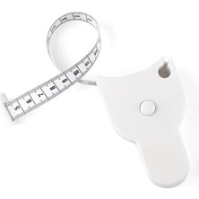 Vücut Ölçüm Mezurası (1 Adet) Baskısız Beyaz