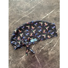 Tosbic's Store Renkli Sinekkuşu Cerrahi Bone (Ithal Kumaş)