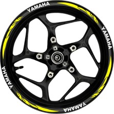Mrt Teknik Yamaha Beyaz Yazılı  Sarı Pençe Şeritli