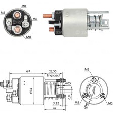 Zm 12V Marş Otomatiği Marellı Tipi Çift Çıkış M5/m6 Bmw