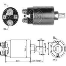 ZM 12V MARŞ OTOMATİĞİ MITSUBISHI TİPİ BMC-CATERPILLAR-HYUNDAI H100/STAREX-MITSUBISHI L200 EM