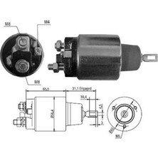 ZM 12V MARŞ OTOMATİĞİ BOSCH TİPİ (SOL VİDALI) (KÖRÜKLÜ) KHD-LAND ROVER-MAGIRUS