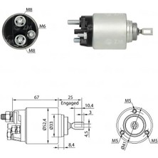 ZM 12V MARŞ OTOMATİĞİ BOSCH TİPİ (START-STOP) ALFA ROMEO-DACIA-FIAT-FORD-IVECO-MERCEDES-PEUGEOT