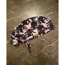 Tosbic's Store Siyah Çiçekli Cerrahi Bone