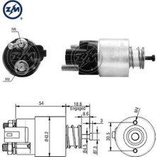 ZM 12V MARŞ OTOMATİĞİ (SOKETLİ) HYUNDAI ACCENT ERA/GETZ/I20-KIA