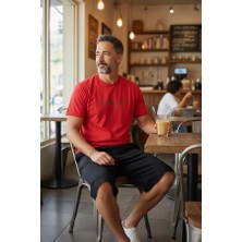 Renk Yapı Rüyası Erkek Pijama Takımı Kısa Kollu Şortlu Pamuklu Erkek Pijama Takımı