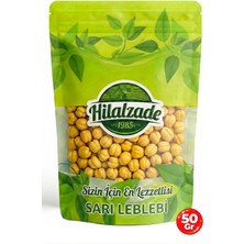 Hilalzade Kavrulmuş Sarı Leblebi Taze Kaliteli Kuruyemiş Dağlı Leblebi 50 gr