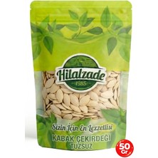 Hilalzade Kabak Çekirdeği Kavrulmuş Tuzsuz Nevşehir Kabak Çekirdeği 50 gr