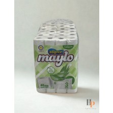 Maylo 3 Katlı Tuvalet Kağıdı – Yumuşak ve Dayanıklı, 40 Rulo Ekonomik Paket