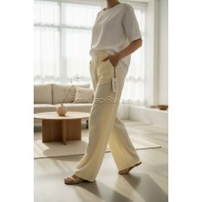 Renk Yapı Rüyası Kadın Pamuklu Pijama Altı, Tek Alt Pijama, Günlük Raha Alt Boru Paça Alt