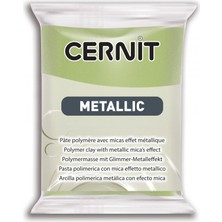 Cernit Metallic Polimer Kil 56 Gr. 051 Green Gold