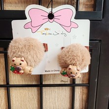 Moda Rüyası Capybara Figürlü Çıtçıtlı Kız Çocuk Toka