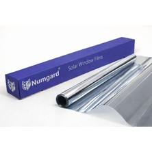 Mega Oto Market Aynalı Cam Filmi Gümüş Silver 152 cm x 30 Metre %20 Koyuluk Ev ve Ofis Camları Uyumlu