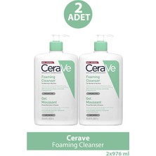 Cerave Foaming Cleanser 976 ml 2 Adet