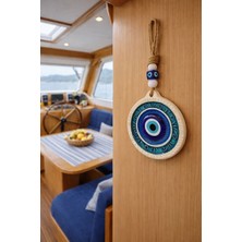 Seyyah Marin Marin Dekoratif Nazar Boncuklu Duvar Süsü – Tekne ve Karavana Iyi Gider