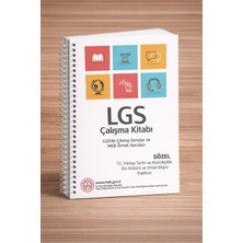 Yetsis Yayınları 2026 Lgs 8. Sınıf Sözel Grubu Meb Örnek Sorular Çalışma Kitabı ve Çıkmış Sorular Kitabı A4 Renkli Baskı Helezon Spiral Cilti Güncel Baskı