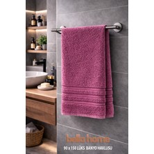 Bella Home Lüks Pamuklu Banyo Havlusu | 90X150 cm | 1 Adet | Yumuşak & Emici | Konforlu & Şık