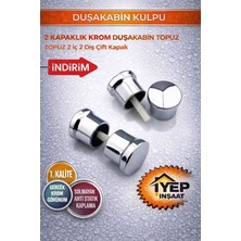 Yep İnşaat Cam Duşakabin Kulp Krom Topuz Model – Yep Inşaat Kalitesi