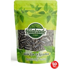 Hilalzade Duble Kavrulmuş Siyah Ayçekirdeği Tuzsuz Dokota Çekirdeği 50 gr