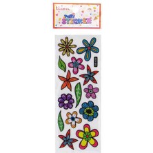 Ticon Sticker Puffy Kabartma Etiket 348917 Çiçek