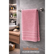 Bella Home Lüks Pamuklu Banyo Havlusu | 90X150 cm | 1 Adet | Yumuşak & Emici | Konforlu & Şık