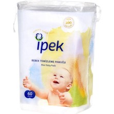 İpek Bebek Temizlik Pamuğu 60'lı