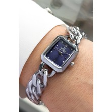 Reward Yeni Sezon Kare Minimal Tasarım Kadın Kol Saati Lacivert