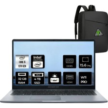 Asus Expertbook P1 Intel Core I5 13420H 32GB 4tb SSD 156" Fhd Windows 11 Pro Taşınabilir Bilgisayar