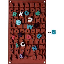 Tahtakale Toptancı Silikon Bubble Alfabe Harfleri Çikolata Kalıbı 2 cm