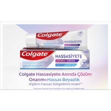 Colgate Hassasiyete Anında Çözüm Onarım ve Hassas Beyazlık Diş Macunu 75 ml Ferahlatıcı Aroma