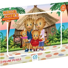 Ca Games Daniel Tiger Lisanslı 35 Parça Çerçeveli 34X24CM Çocuk Puzzle Yapboz Serisi