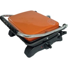 DÖKÜMİX Dökümix Demir Döküm Granit Turuncu 1800 Watt 4-6 Dilim Ev-Sanayi-Büfe Tipi Tost Makinası