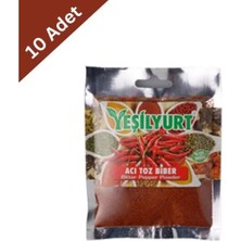 Yeşilyurt Acı Toz Biber 40 gr x 10 Adet