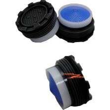 Yıldırım Nalbur 3 Adet Eca Vitra Serel Batarya Ucu Gizli Perlatör Filtreli Kendinden Dişli Mavi