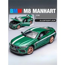 Tuengi Store Yeşil Büyük Boy Sesli LED Farlı Kapılar Açılır Çek Bırak Full Metal Ince Detay Bmw M8 Manhart