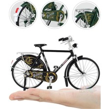 Tuengi Store Metal 1:10 Ölçek Oyuncak Retro Bisiklet Koleksiyonluk Die Cast Vintage Model Bisiklet Ince Detaylı