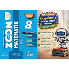 Günay Yayınları 8. Sınıf Matematik Zoom Soru Bankası + 199 Tl Seviye Tespit ve Kitap Öneri Asistanı Hediye (Yeni Baskı)