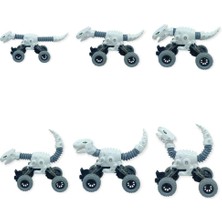 Uzayan Dinazor Arabalar 18 cm - Beyaz