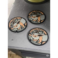 Anka Atölye 2'li Pokemon Flareon Bardak Altlığı – Anime Kapak Tasarımlı Koleksiyonluk Coaster